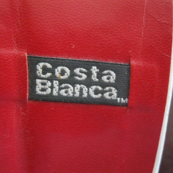 Costa Blanca shoes w/ flower, multi-color, Sz 7.5 - Picture 4 of 4